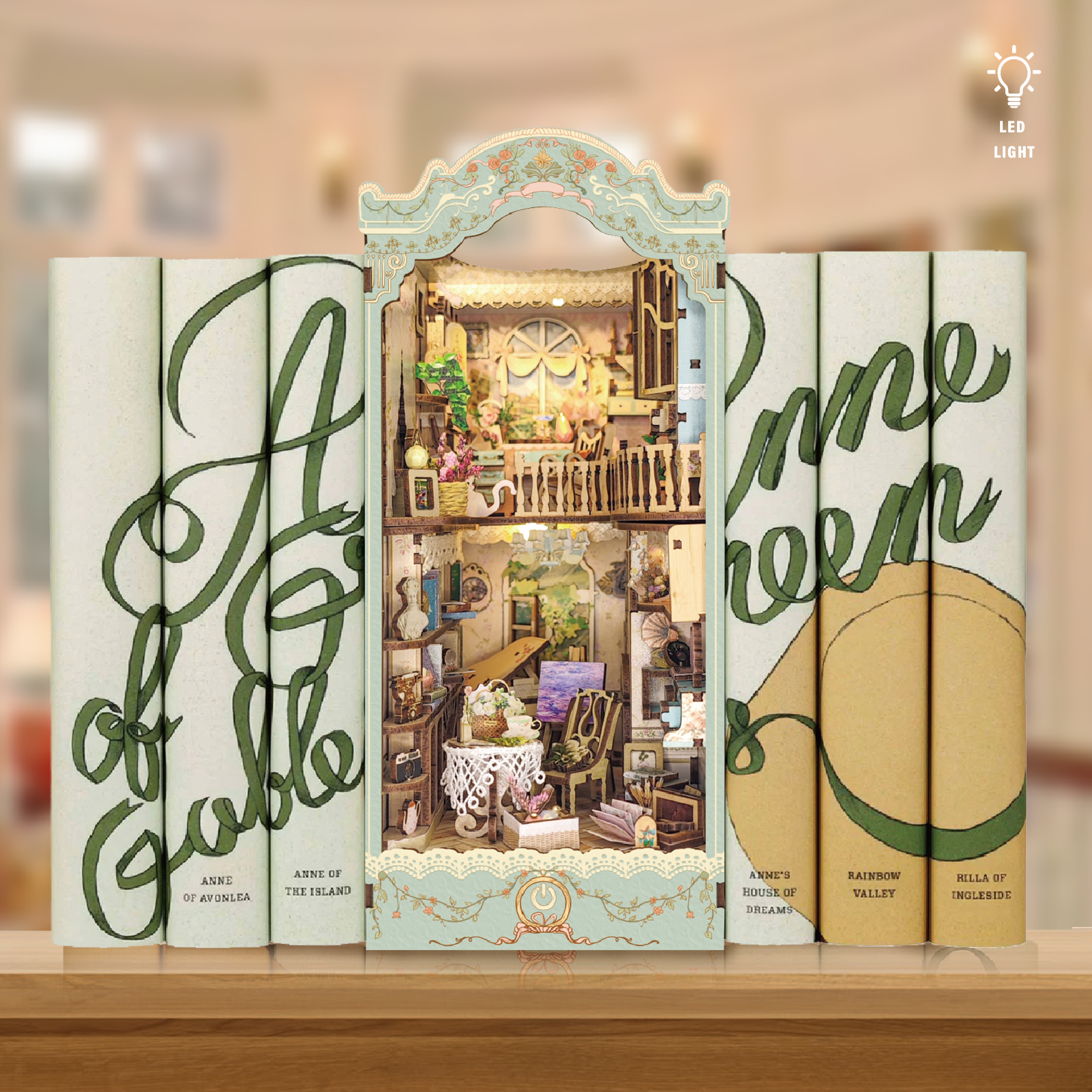 Pastoral Style DIY Book Nook Kit-Book Nook World
