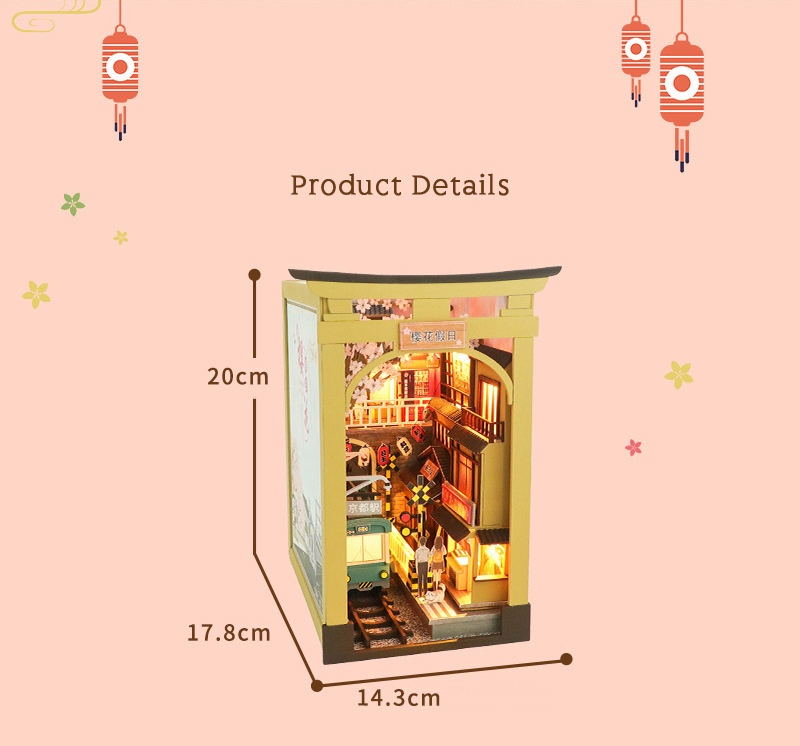 Sakura's Travel DIY Book Nook Kit – ROCOXIA