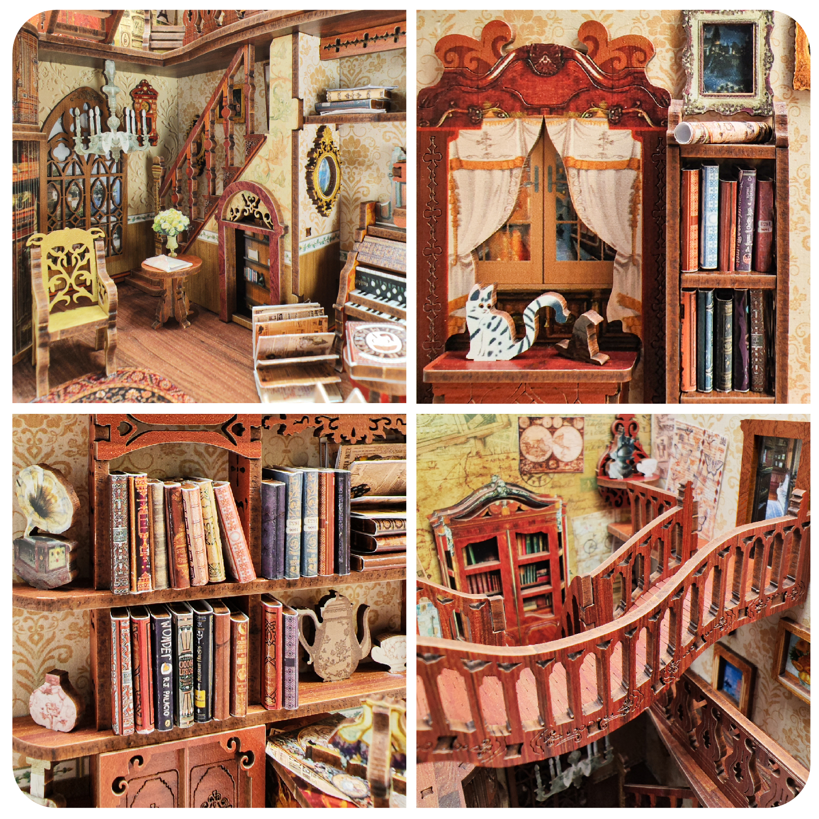 ROKRGEEK Magic Book House DIY Book Nook – Rokr Geek