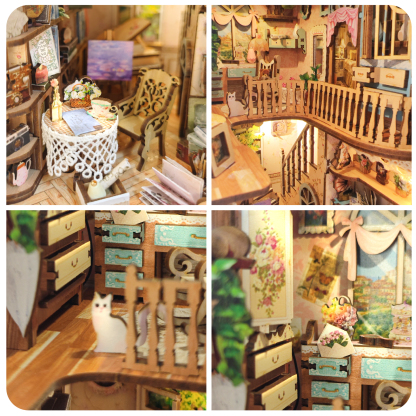 Pastoral Style DIY Book Nook Kit-Book Nook World