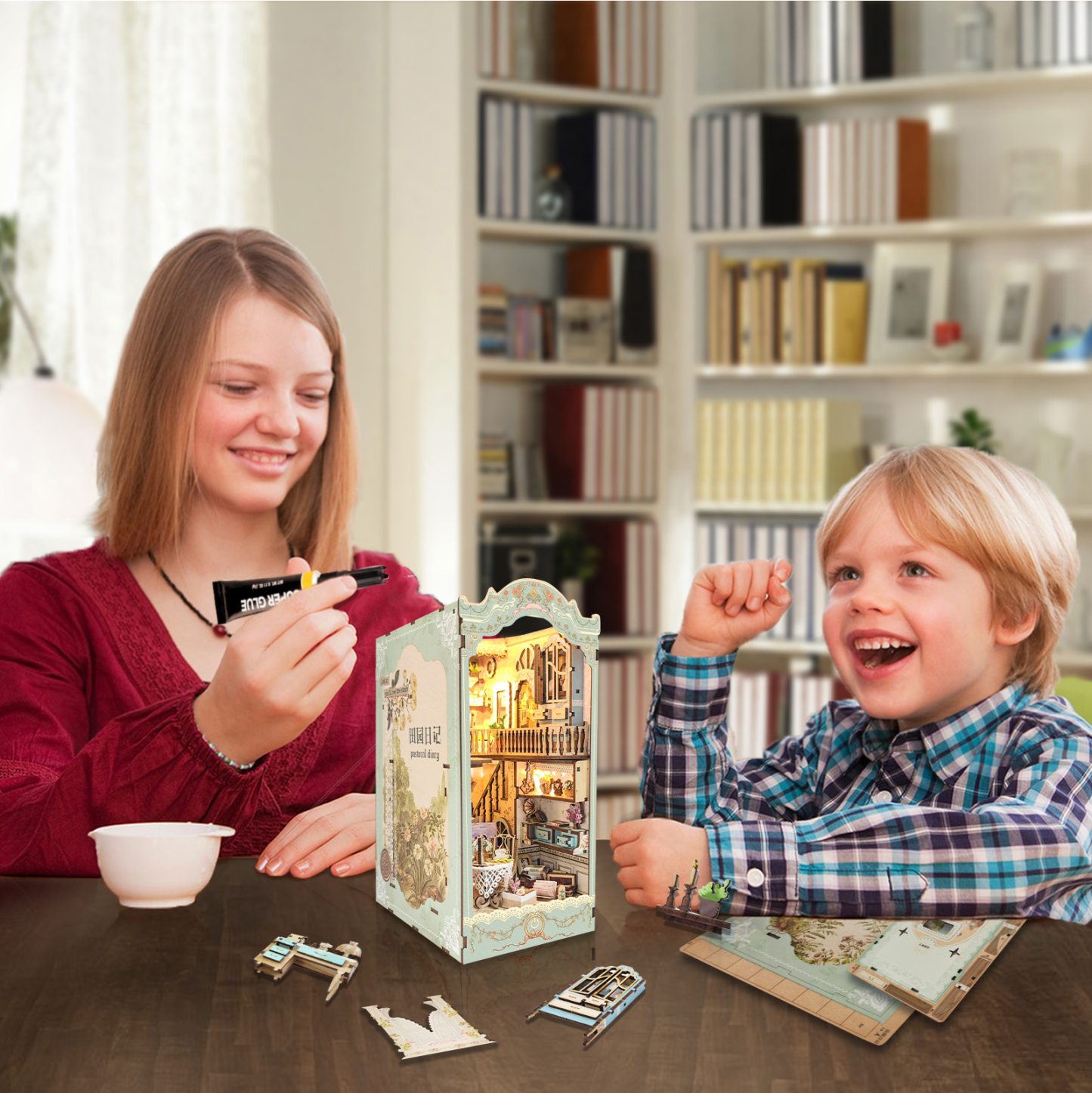 Pastoral Style DIY Book Nook Kit-Book Nook World