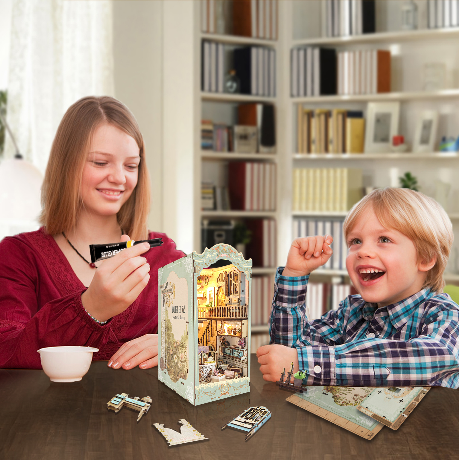 Pastoral Style DIY Book Nook Kit-Book Nook World
