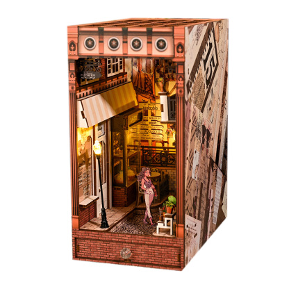 European Street DIY Book Nook Kit-Book Nook World