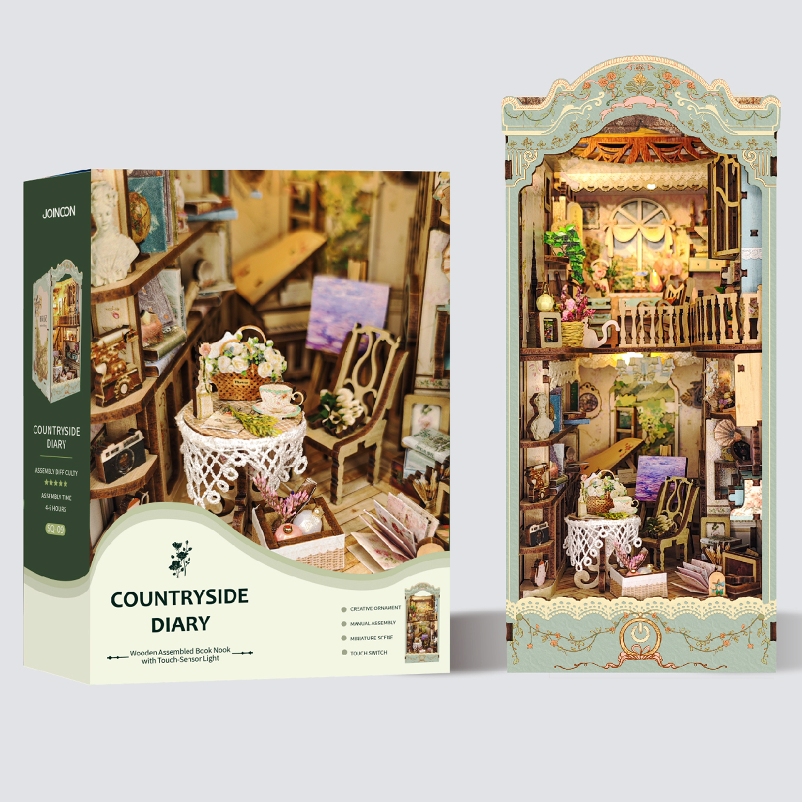 Pastoral Style DIY Book Nook Kit-Book Nook World