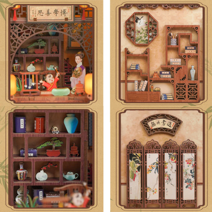Study Room DIY Book Nook Kit-Book Nook World
