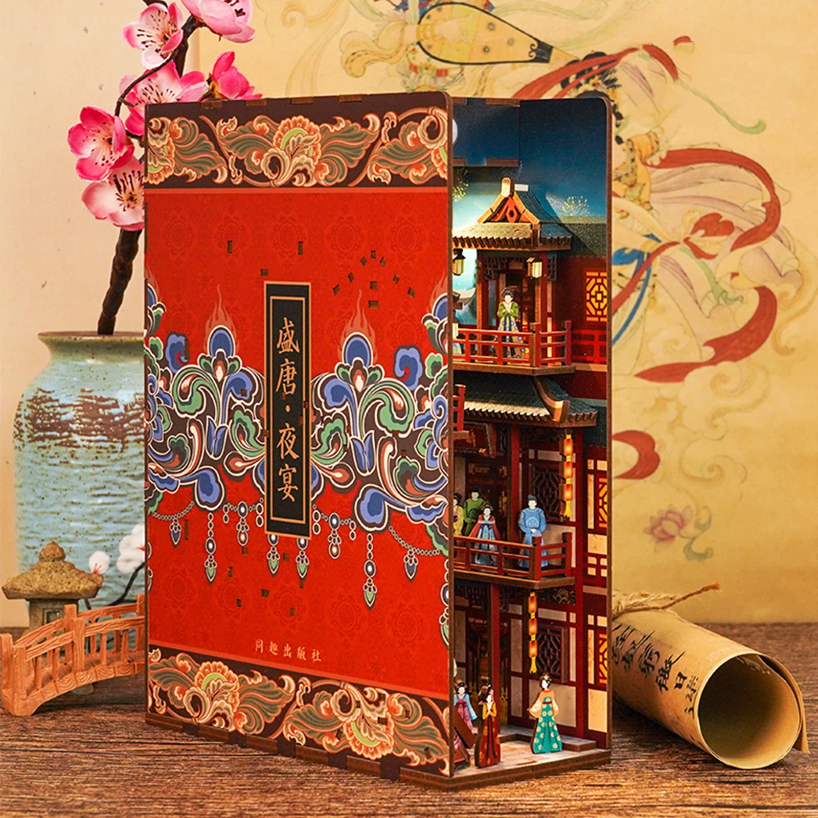 The Banquet of Tang Dynasty DIY Book Nook Kit-Book Nook World