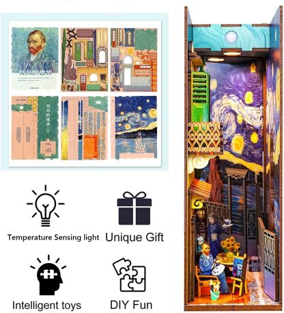 Van Gogh's World DIY Book Nook Kit-Book Nook World