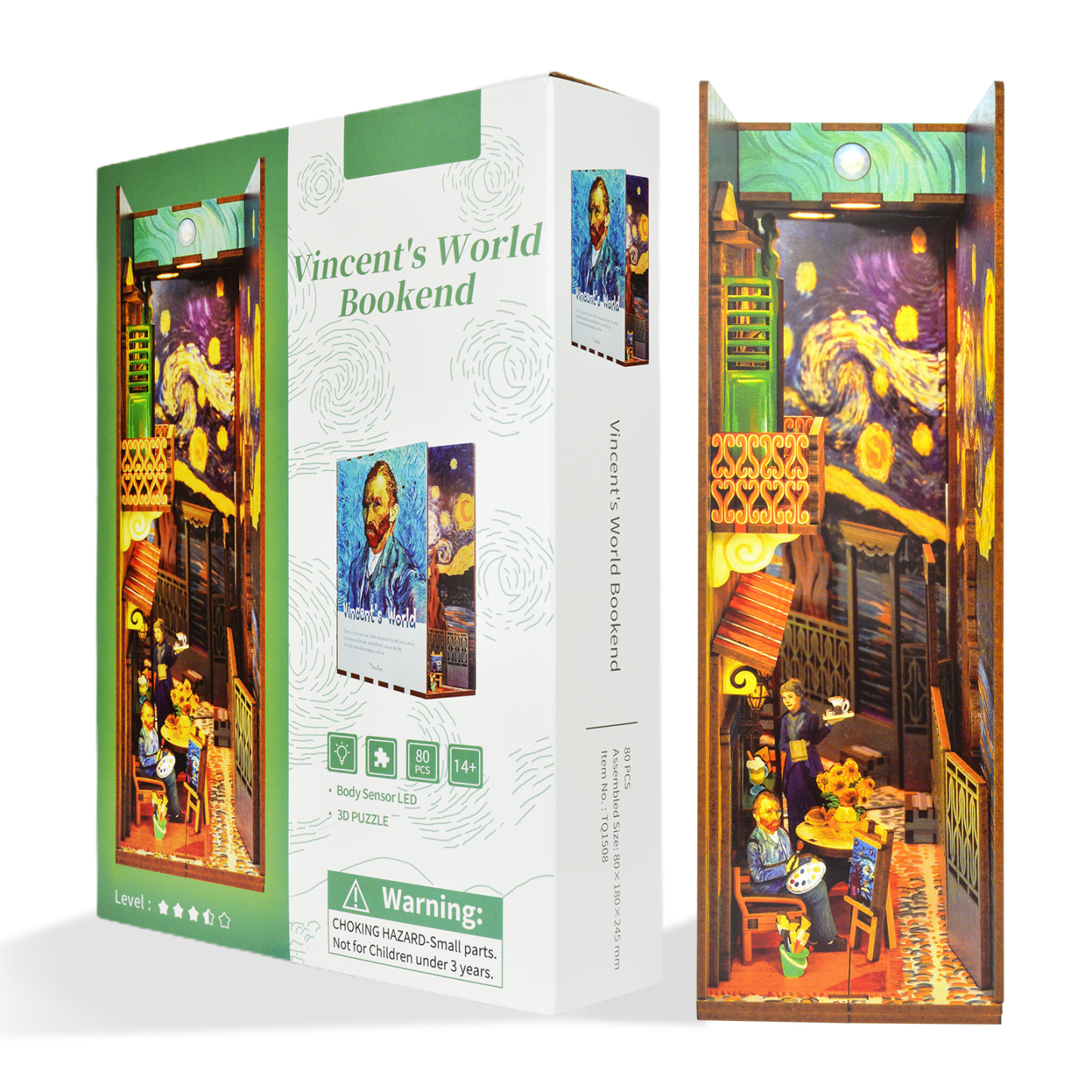 Van Gogh's World DIY Book Nook Kit-Book Nook World
