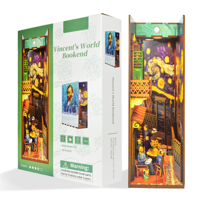 Van Gogh's World DIY Book Nook Kit-Book Nook World