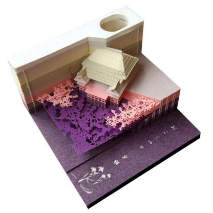 Kiyomizu Temple, Japan Memo Pad (Without LED)-Book Nook World