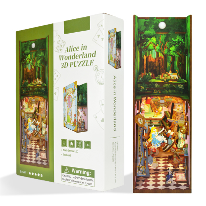 Alice in Wonderland DIY Book Nook Kit-Book Nook World