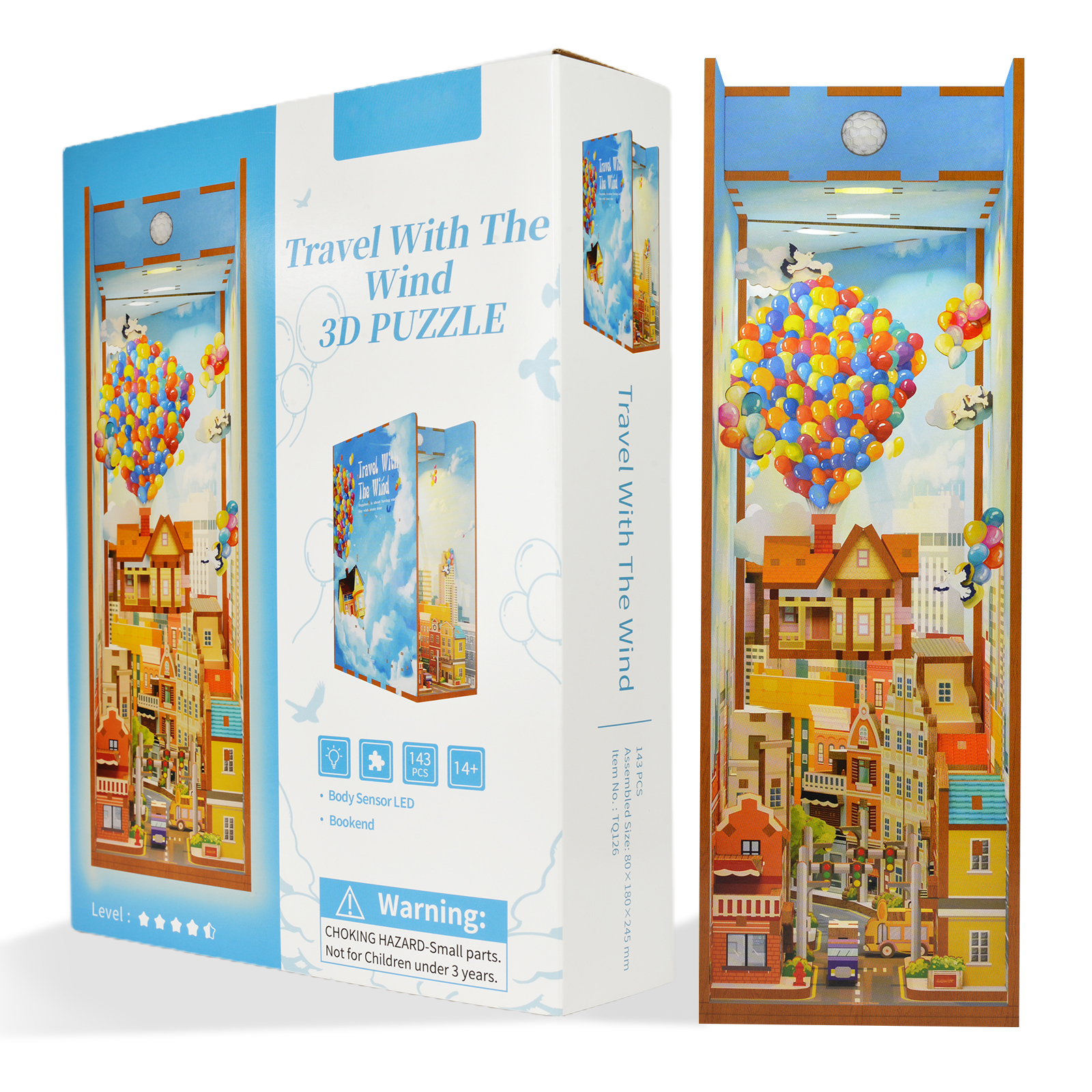 Up! Travel with The Wind DIY Book Nook Kit