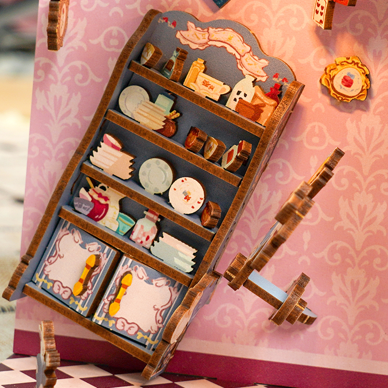 Alice in Wonderland DIY Book Nook Kit-Book Nook …