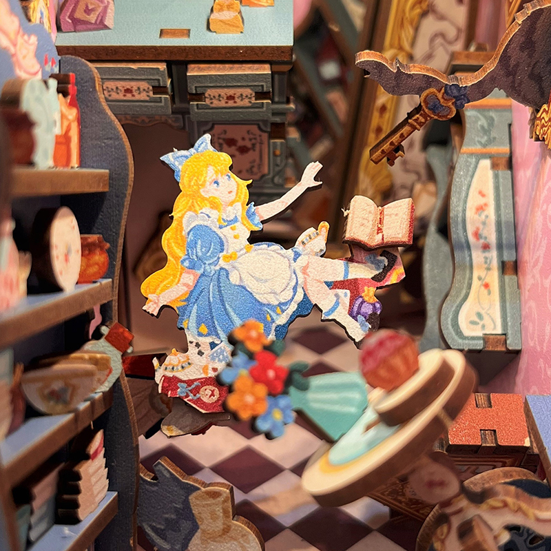 Alice in Wonderland DIY Book Nook Kit-Book Nook World