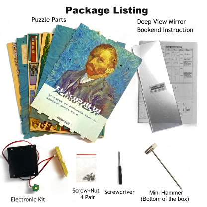 Van Gogh's World DIY Book Nook Kit-Book Nook World