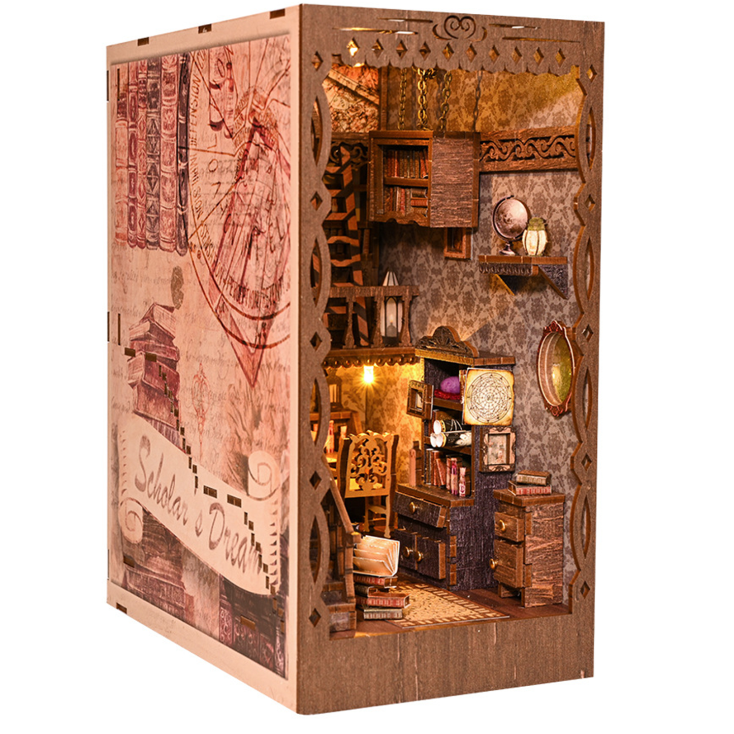 Scholar's Dreamland DIY Book Nook Kit-Book Nook World