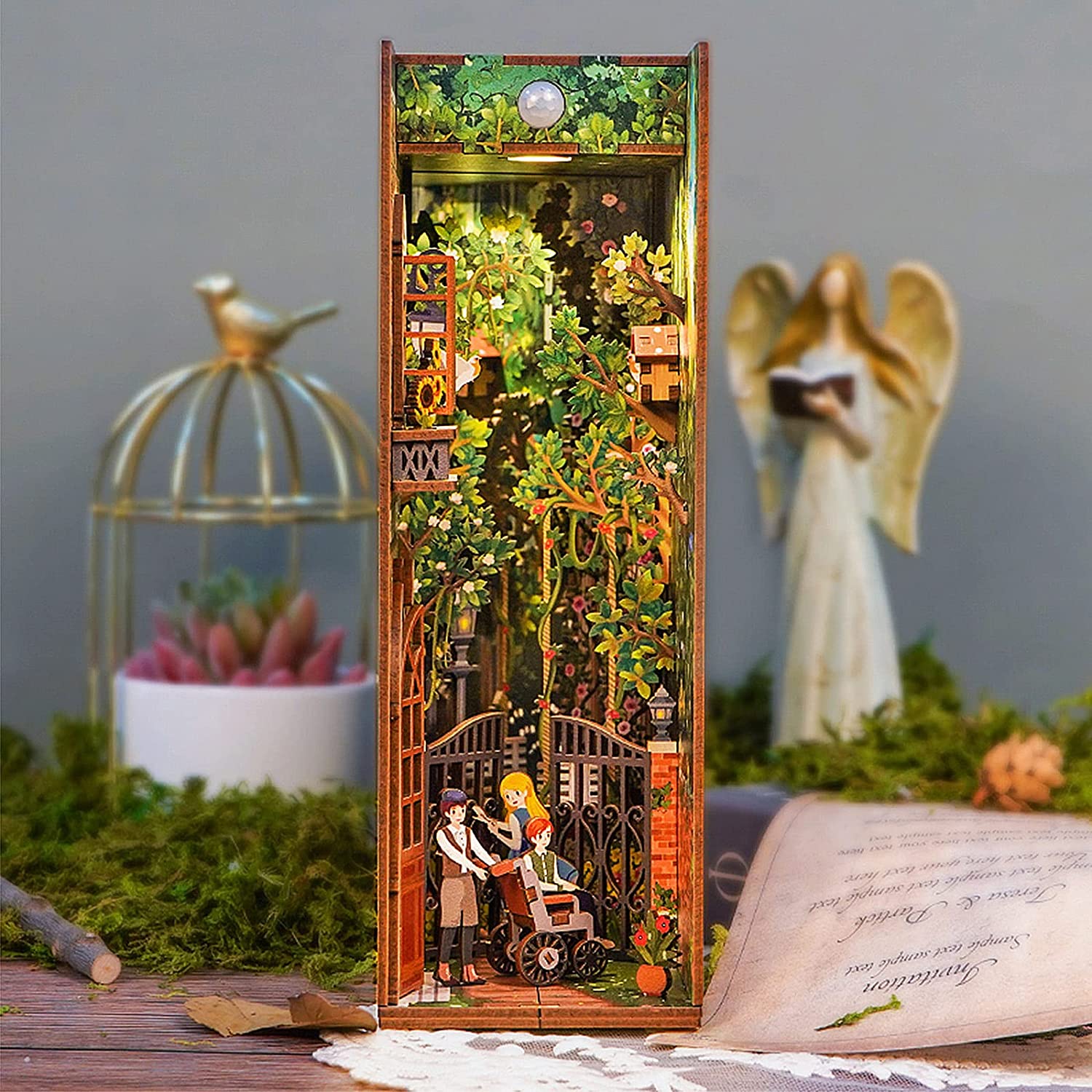 The Secret Garden DIY Book Nook Kit-Book Nook World