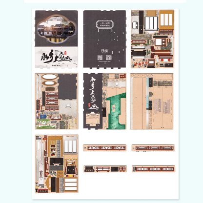 Ancient Watertown DIY Book Nook Kit-Book Nook World