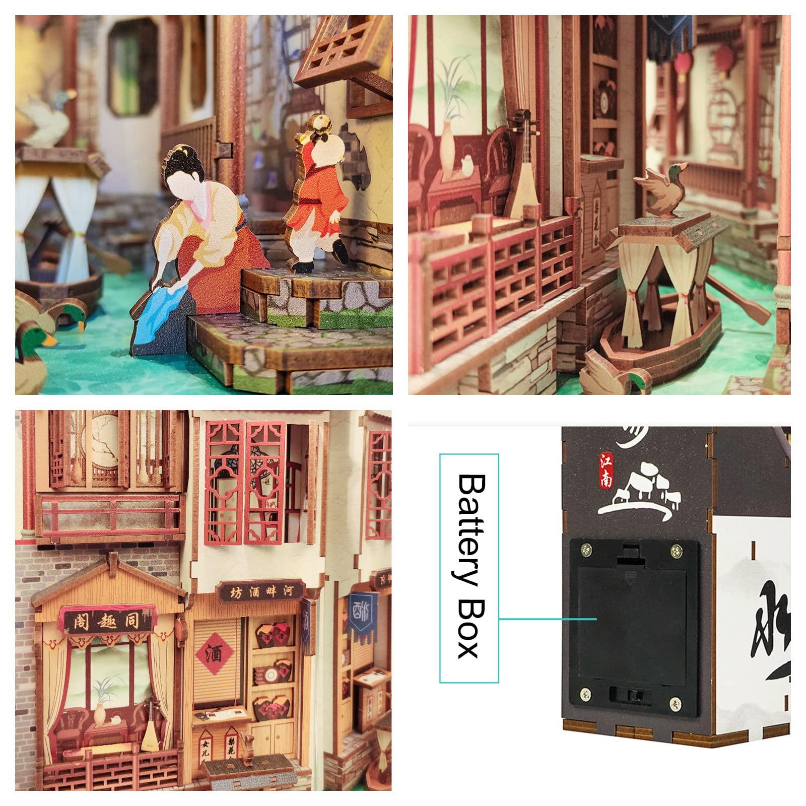 Ancient Watertown DIY Book Nook Kit-Book Nook World