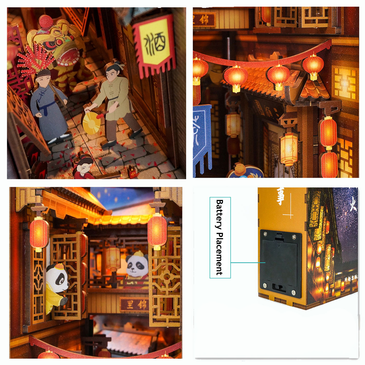 Chengdu Life DIY Book Nook Kit-Book Nook World