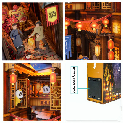 Chengdu Life DIY Book Nook Kit-Book Nook World