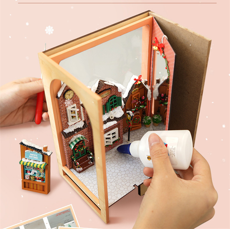  Merry Christmas DIY Book Nook Kit-Book Nook World