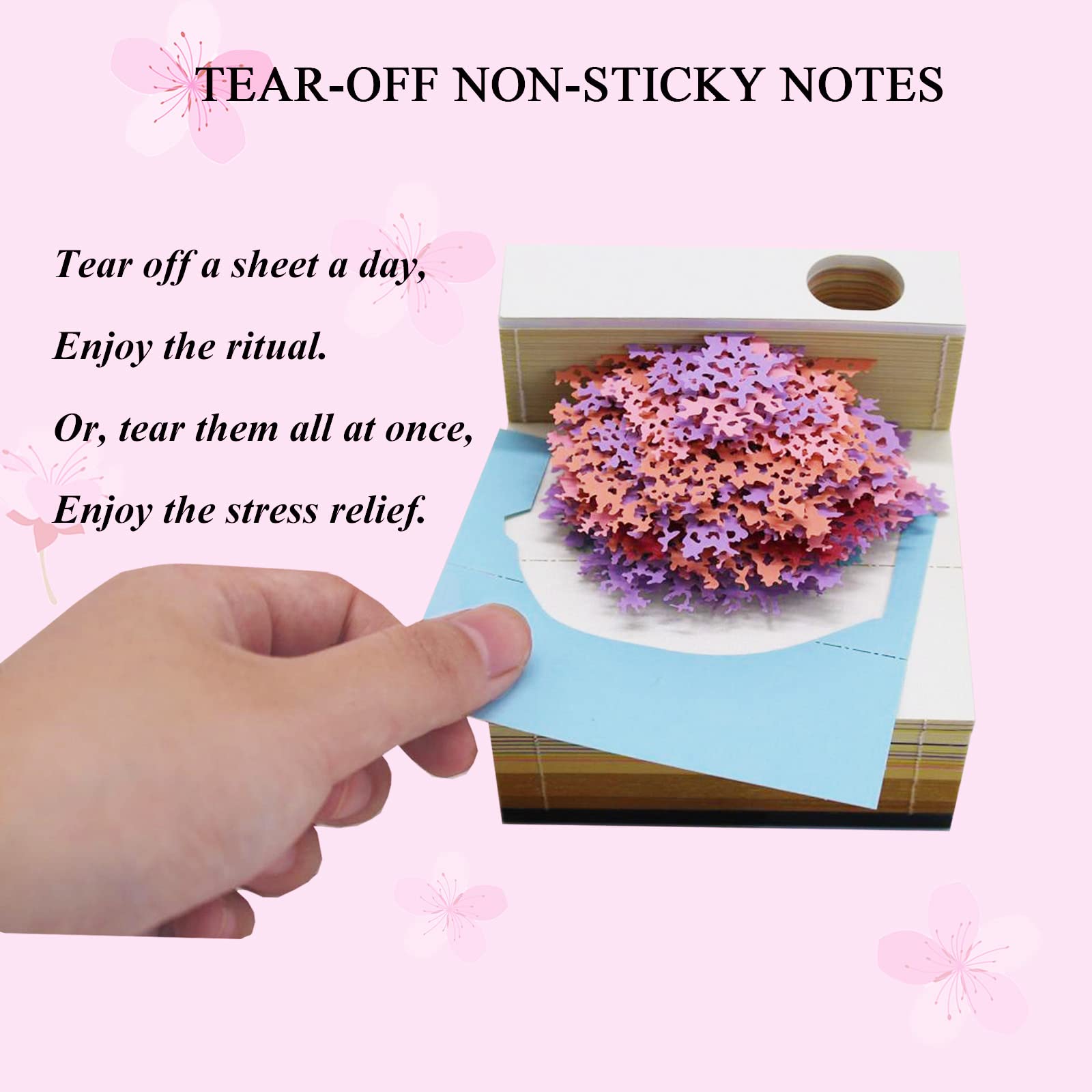  Cherry Blossom Tree House - 3D Memo Pad with Light-Book Nook World
