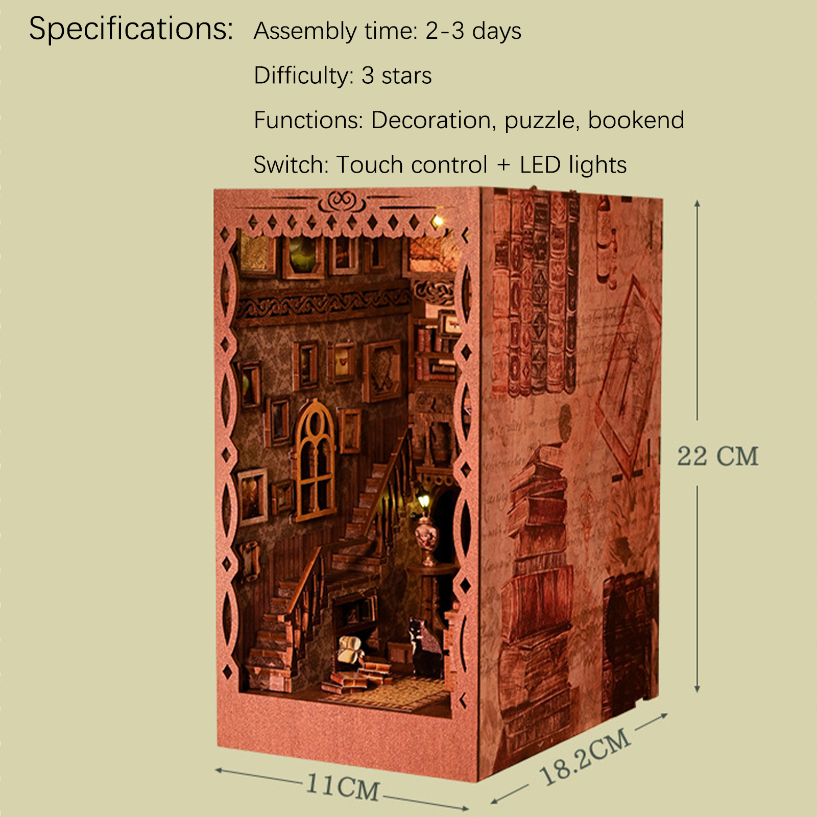 Scholar's Dreamland DIY Book Nook Kit-Book Nook World