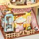 Maison des Chats Puzzle en Bois Miniature Kit de Boîte de Rangement - Coin Lecture du Monde