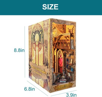 Dragon Castle DIY Book Nook Kit-Book Nook World