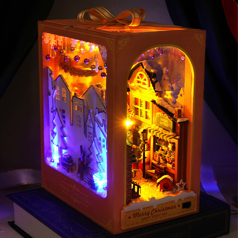  Merry Christmas DIY Book Nook Kit-Book Nook World