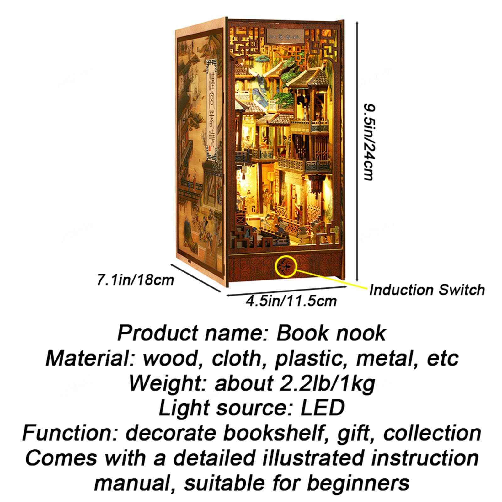 The Imperial Court In Han China DIY Book Nook Kit-Book Nook World