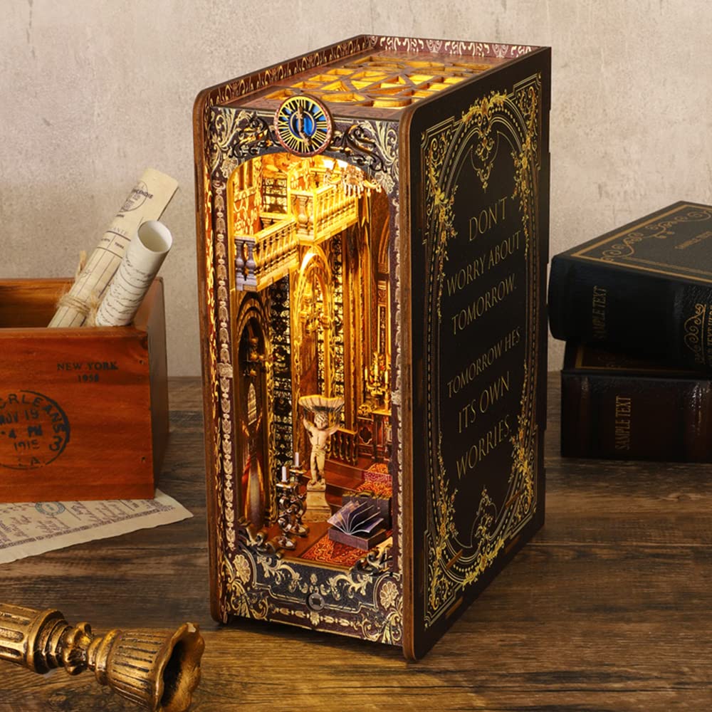Sacred Serenity DIY Book Nook Kit (with music box)-Book Nook World