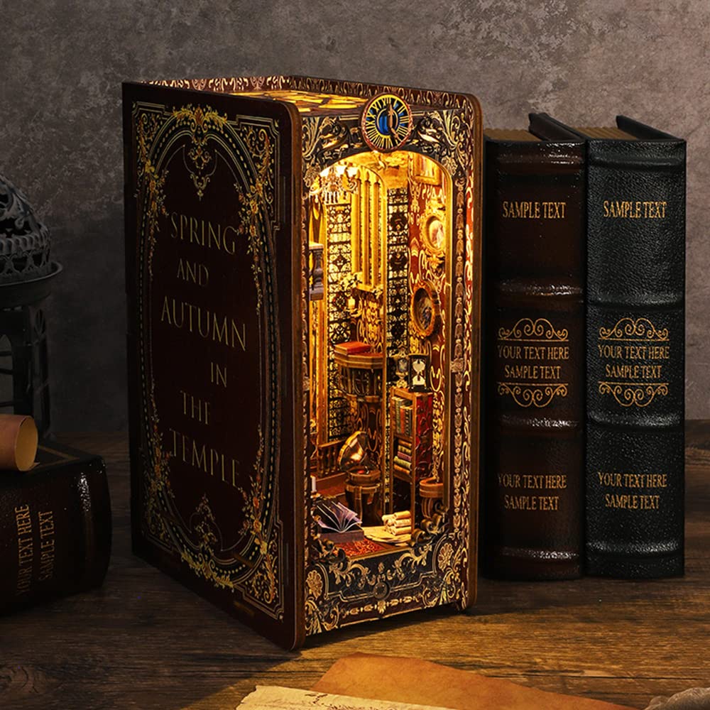 Sacred Serenity DIY Book Nook Kit (with music box)-Book Nook World
