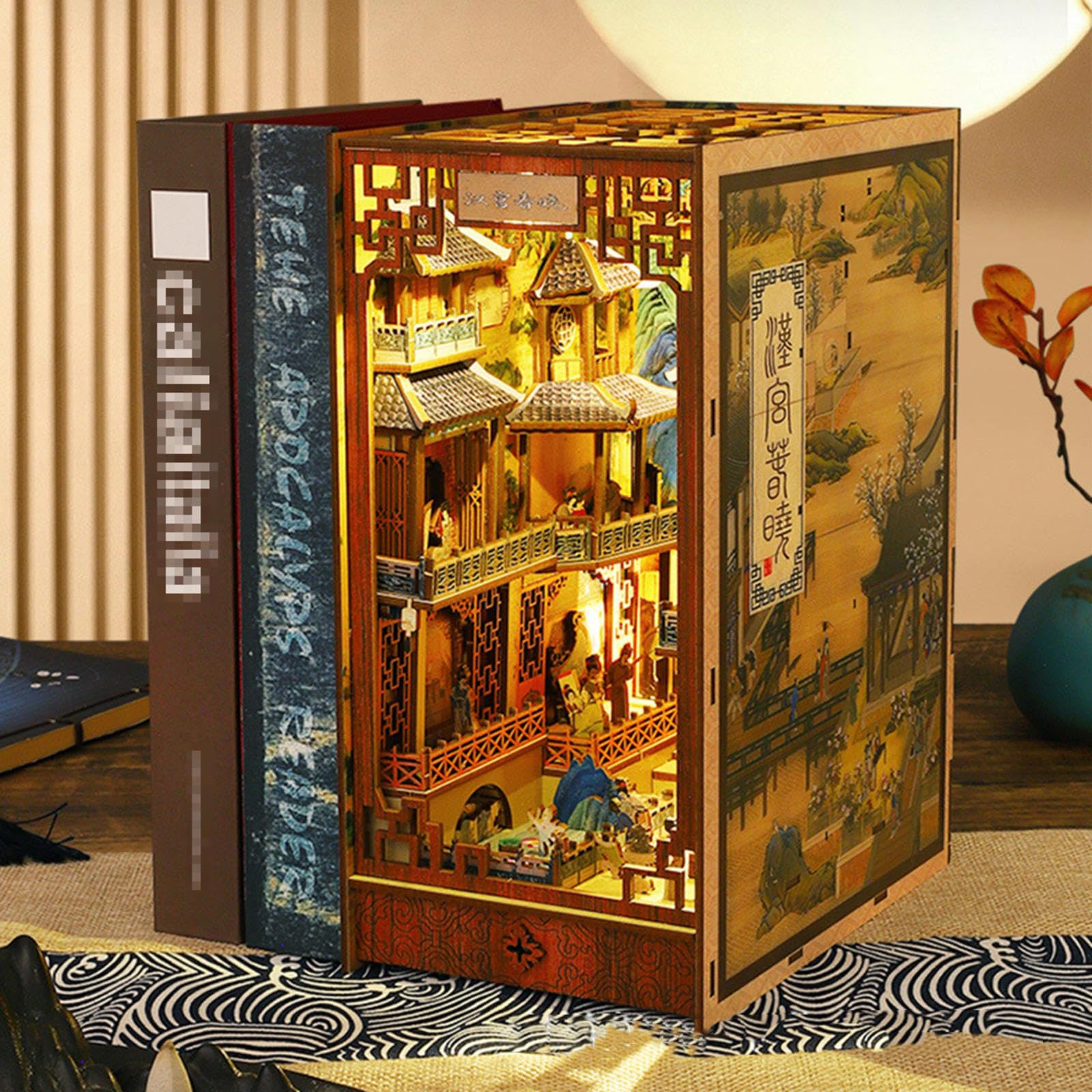 Chinese City Building TQ512 DIY Book Nook - Book Nook Kit