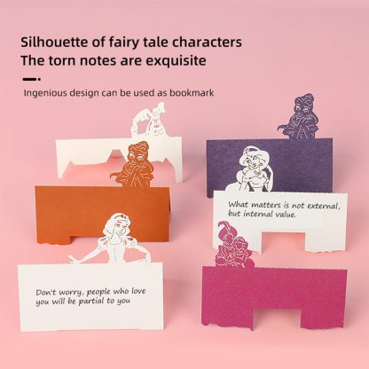 3D Sticky Note Paper Memo Pad,Fantasy Castle Office Notepad Desk Decoration DIY Creative Birthday Gift-Book Nook World