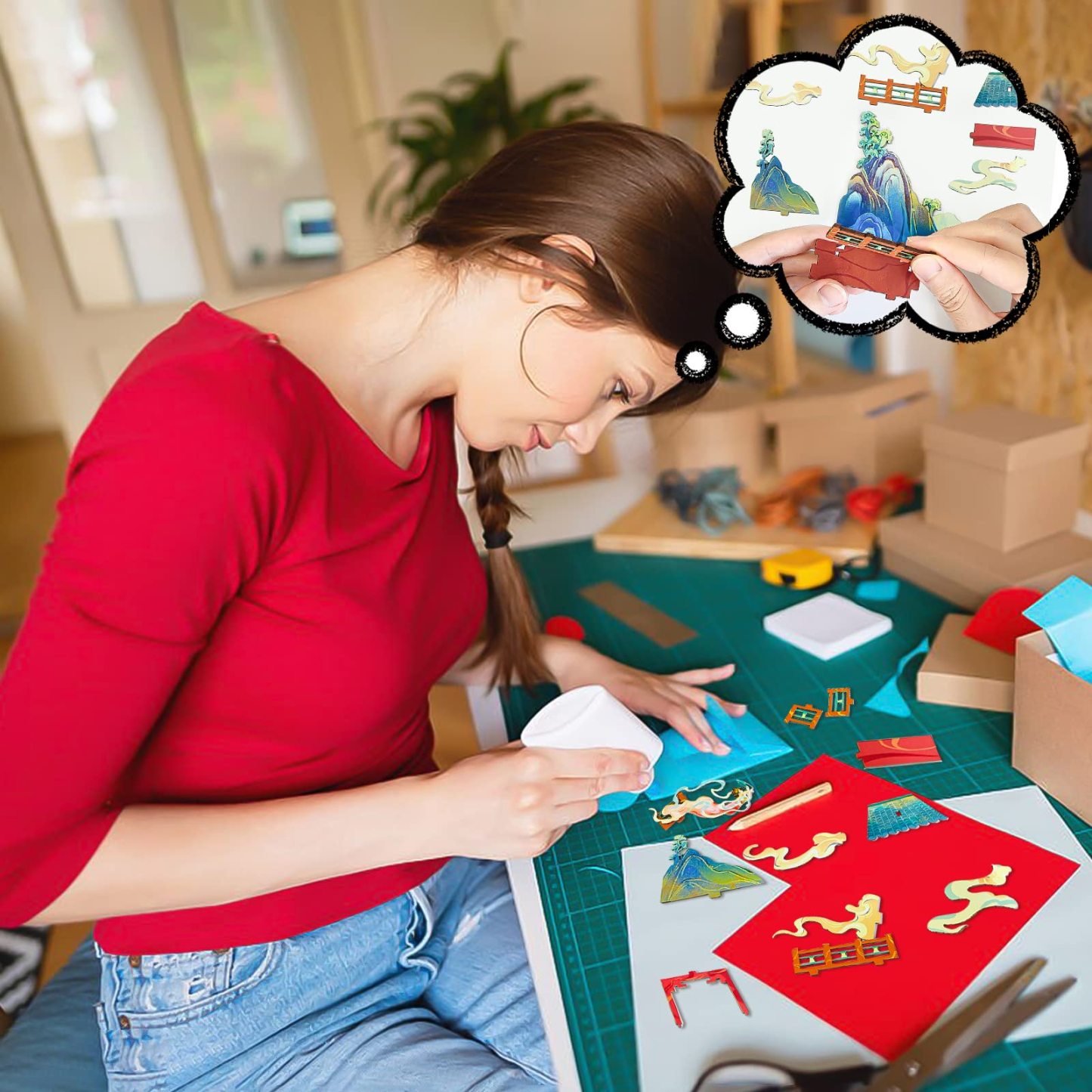 Dancing In The Sky DIY Book Nook Kit-Book Nook World