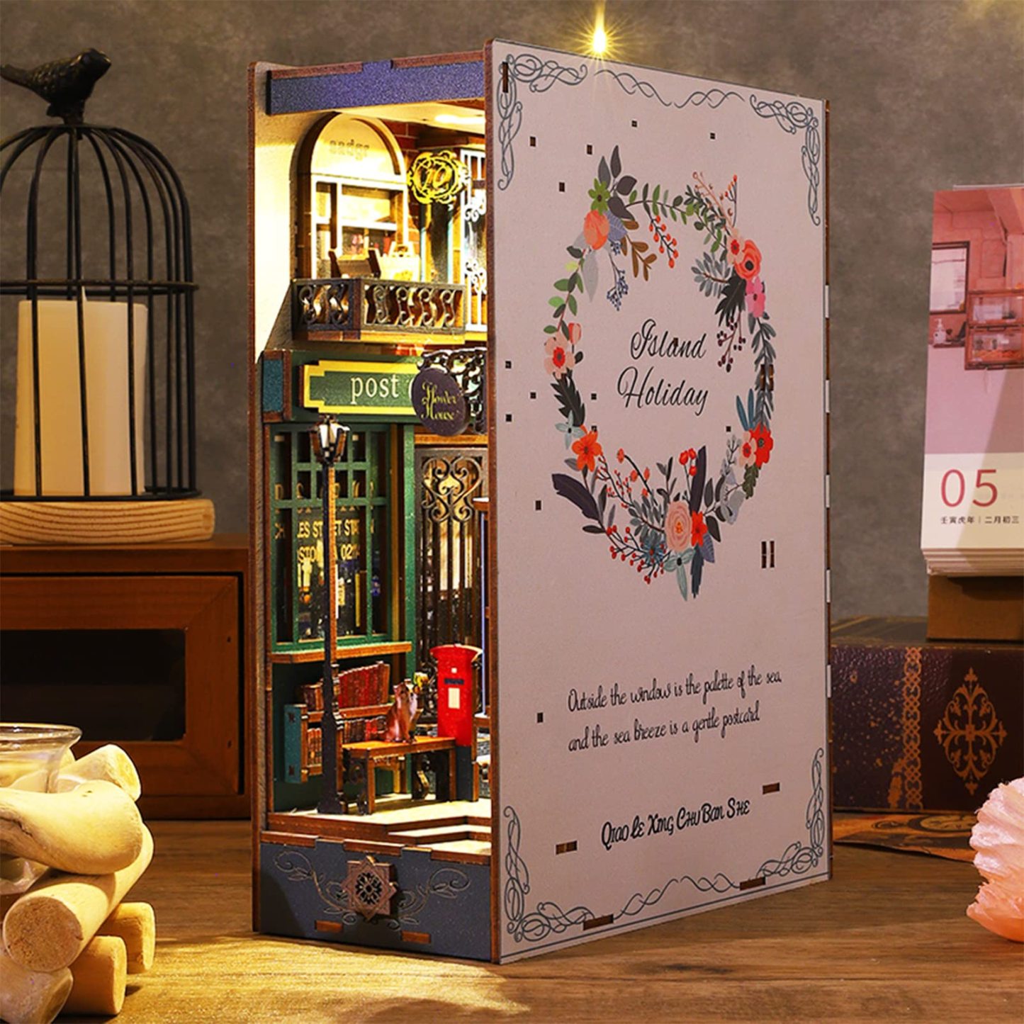 Island Holiday DIY Book Nook Kit-Book Nook World