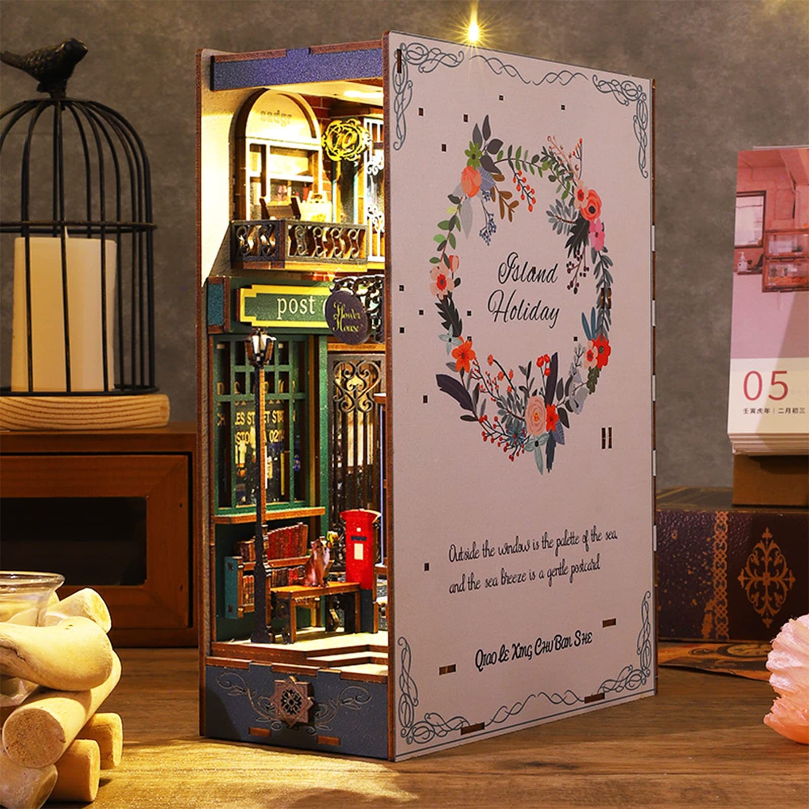 Island Holiday DIY Book Nook Kit-Book Nook World