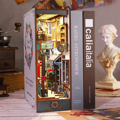 Island Holiday DIY Book Nook Kit (With Music Box)-Book Nook World