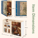 Kit de coin lecture à faire soi-même pour un bureau - Book Nook World