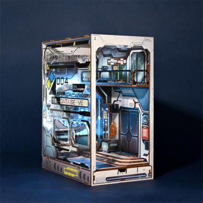 Sci-fi Alien Hub DIY Wooden Book Nook Kit-Book Nook World