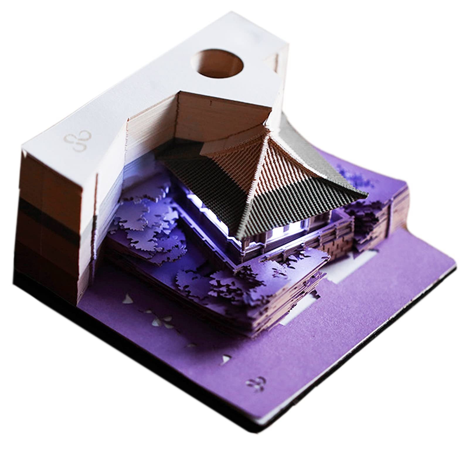 Kiyomizu Temple - 3D Memo Pad with Led Light-Book Nook World