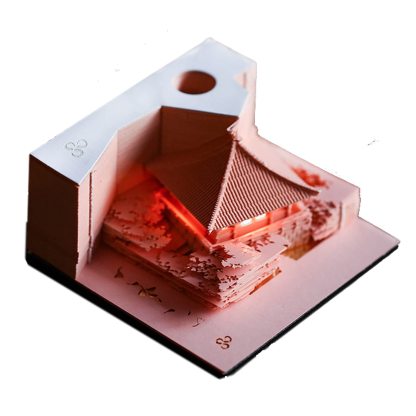 Kiyomizu Temple - 3D Memo Pad with Led Light-Book Nook World