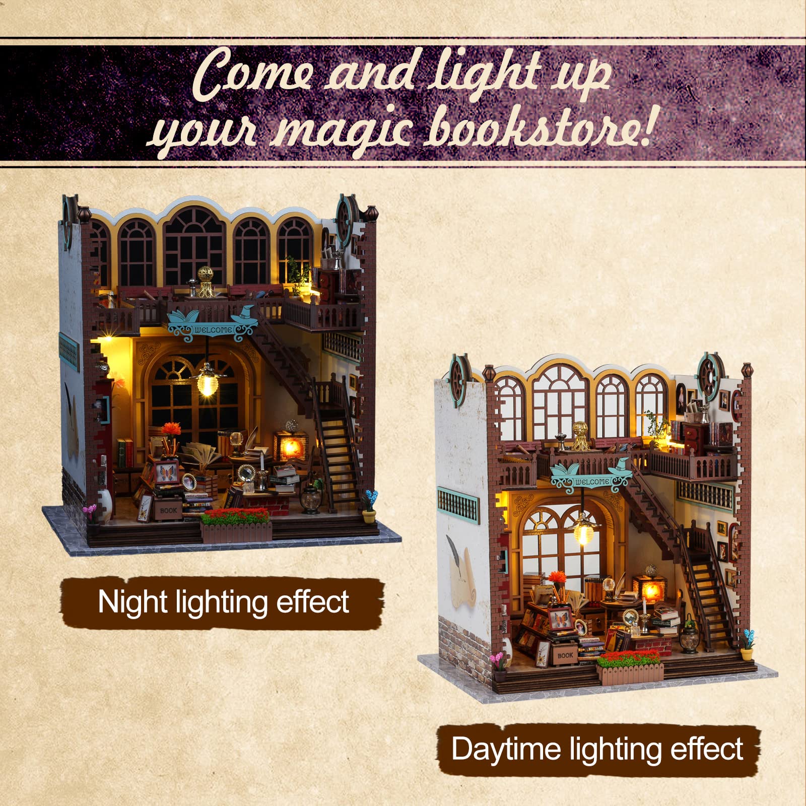 Magic Book House DIY Book Nook Kit-Book Nook World