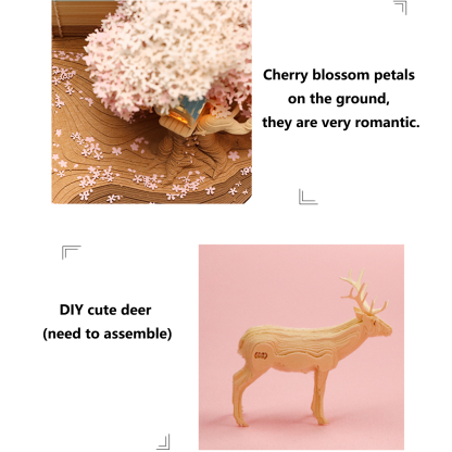 Cherry Blossoms 2023 - 3D Memo Pad  Desk Decoration DIY Creative Birthday Gift-Book Nook World