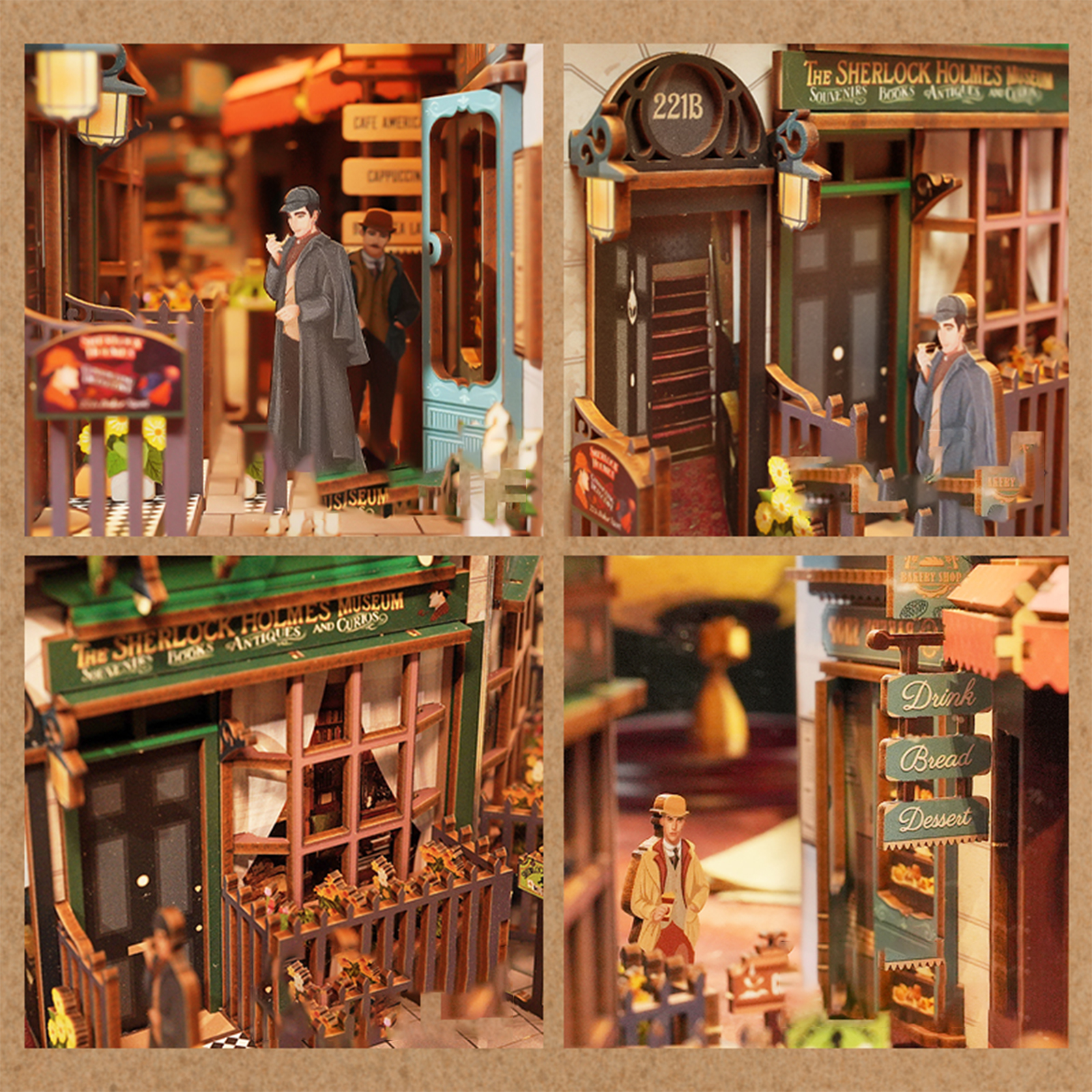  221B Baker Street DIY Book Nook Kit-Book Nook World
