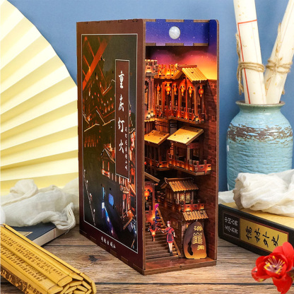 Light in Chongqing DIY Book Nook Kit-Book Nook World