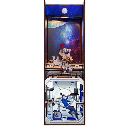 Space Station DIY Book Nook Kit-Book Nook World