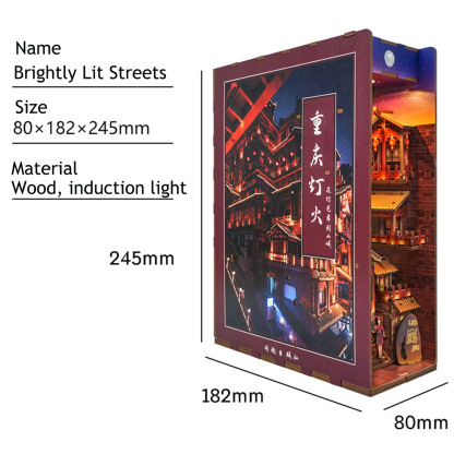 Light in Chongqing DIY Book Nook Kit-Book Nook World